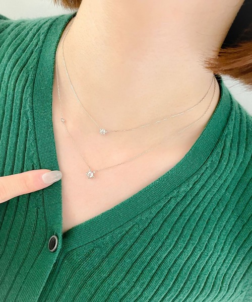 4℃（ヨンドシー）の「【クリスマス限定】K10 ホワイトゴールド