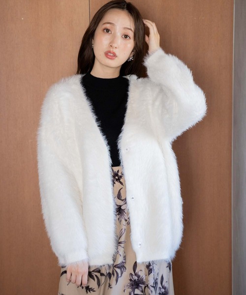 NOELA（ノエラ）の「フェザーニットカーデ（カーディガン/ボレロ