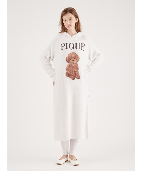 gelato pique（ジェラートピケ）の「トイプードルジャガードワンピース