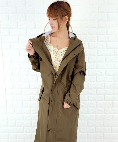 セール】フード付きレインコート 収納袋付き（レインコート/ポンチョ