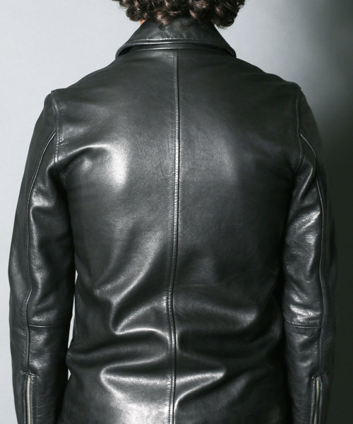 Magine（マージン）の「SHEEP LEATHER ZIP SINGLE RIDERS JKT:シープ