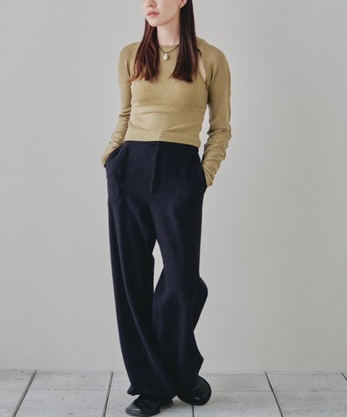 TODAYFUL（トゥデイフル）の「TODAYFUL Drawstring Wool Pants ドロー