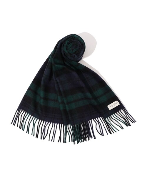 Johnstons of Elgin カシミヤ タータンチェックマフラー（マフラー