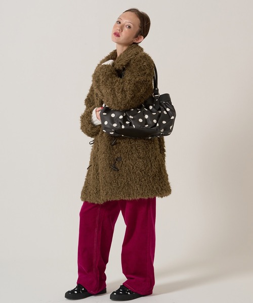 フェイクファー ダッフルコート TINA：JOJUN（ダッフルコート）｜TINA