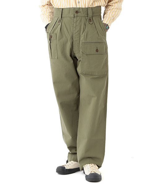 BUZZ RICKSON'S × fennica / 別注 ヘリンボーン アーミーパンツ ＜MEN