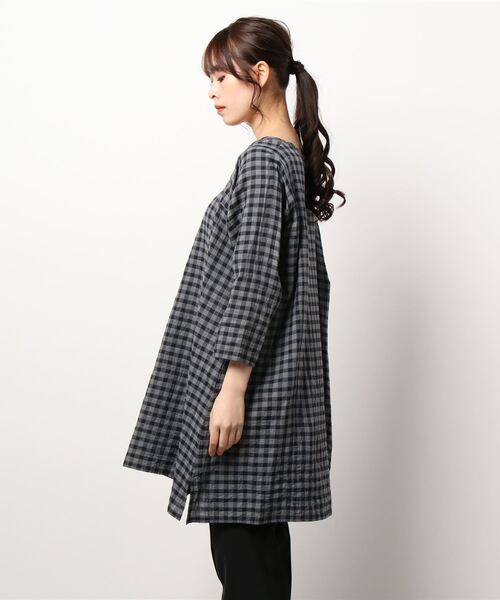 Plantation（プランテーション）の「ダブルチェック/チュニック