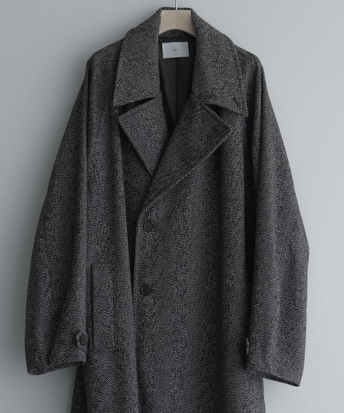 WOOL OVERSIZE LONG COAT (3way) / ウールオーバーサイズロングコート