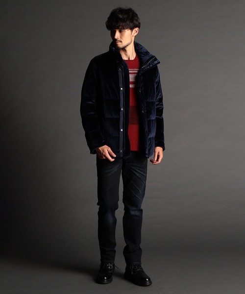 NICOLE CLUB FOR MEN（ニコルクラブフォーメン）の「ニットベロア