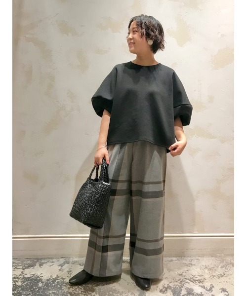 BEARDSLEY（ビアズリー）の「チェックウエストリブパンツ（その他