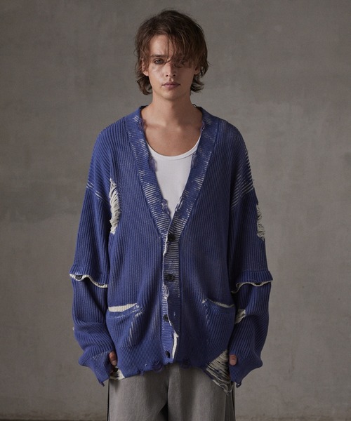 GRANCY（グランシー）の「【GRANCY】DestructionDesign BigCardigan