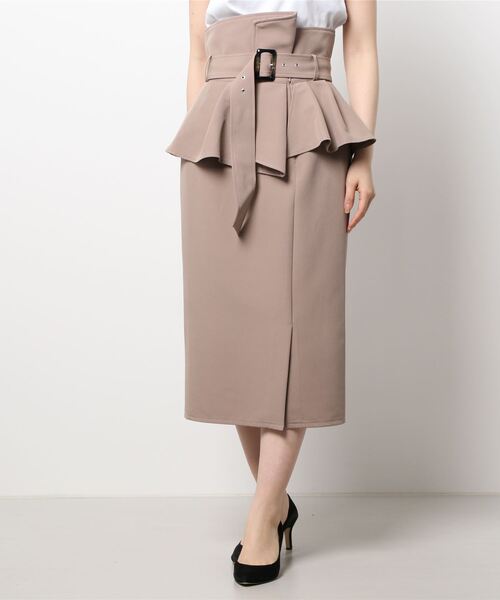 SNIDEL（スナイデル）の「コルセットベルトタイトスカート（スカート