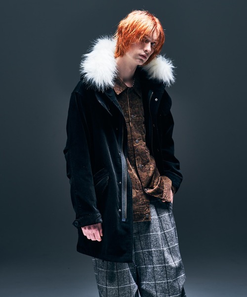 glamb（グラム）の「Corduroy Mods Coat / コーデュロイモッズコート