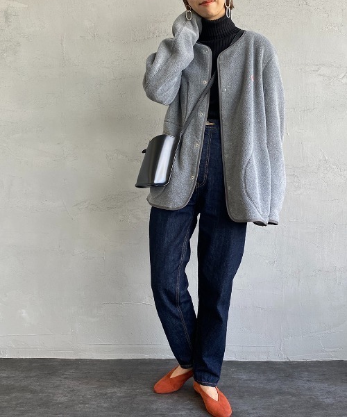 DANTON（ダントン）の「[DANTON/ダントン] フリース ノーカラー