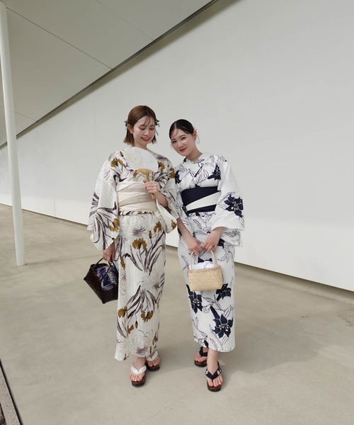 utatane（ウタタネ）の「【utatane×Acka.】浴衣4点セット 菖蒲と糸菊