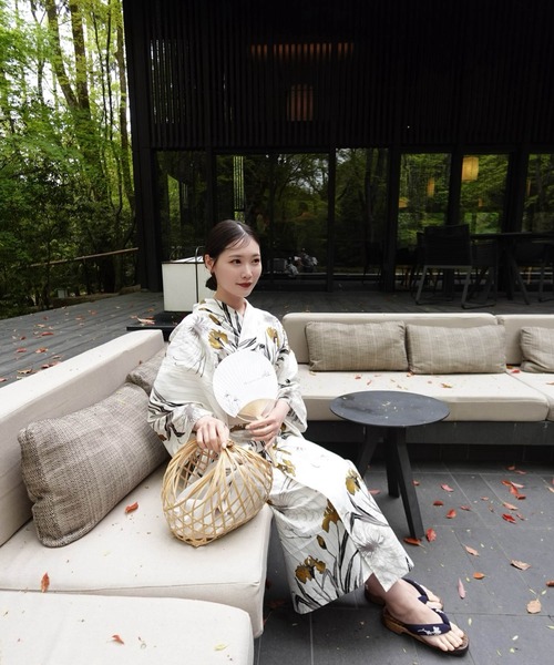 utatane（ウタタネ）の「【utatane×Acka.】浴衣4点セット 菖蒲と糸菊