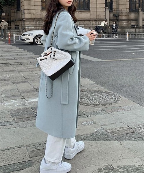 セール】ウエストベルトロングコート（チェスターコート）｜Dream