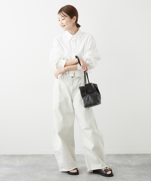 plage（プラージュ）の「《追加》balloon tapered パンツ2（デニム