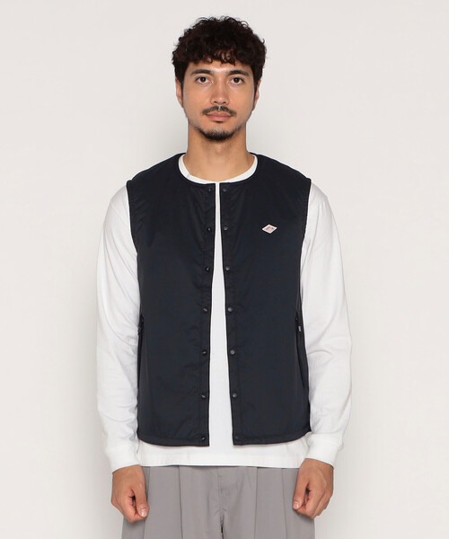 DANTON（ダントン）の「MEN'S INSULATION COLLARLESS VEST（ダウン