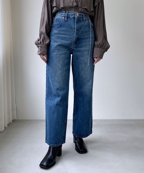 Heather（ヘザー）の「ベーシックルーズストレートデニム 967879