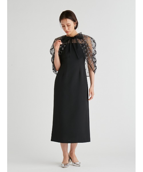CELFORD（セルフォード）の「ケープ付きドレス（ワンピース）」 - WEAR