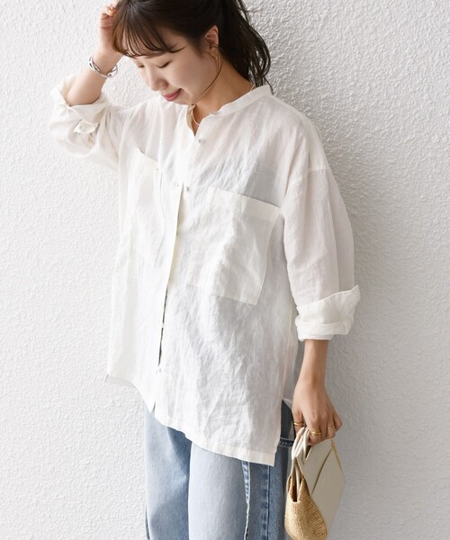 SHIPS any（シップス エニィ）の「SHIPS any:〈洗濯機可能〉リネン