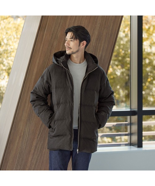 セール】【WEB限定 WARDROBE SMART】LANATEC 2WAY ダウンジャケット