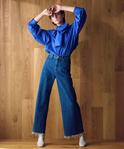 YANUK/ヤヌーク】ワイドフレア デニムパンツ Wide Flare（デニムパンツ