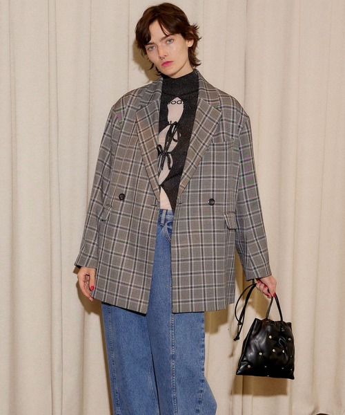 MAISON SPECIAL（メゾンスペシャル）の「Check Over Jacket/チェック