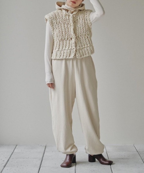TODAYFUL（トゥデイフル）の「TODAYFUL Chunky Hand Knitvest チャン