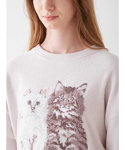 gelato pique（ジェラートピケ）の「ツインキャットジャガードプル