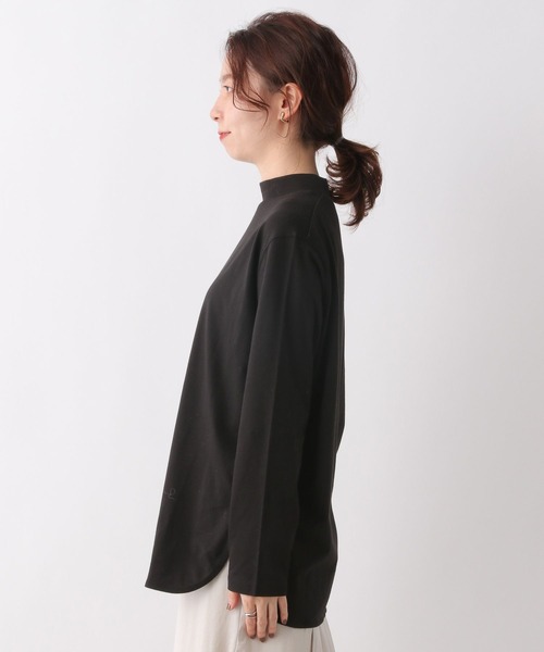 LEPSIM（レプシィム）の「ラウンドヘムハイネックプルオーバー 164093