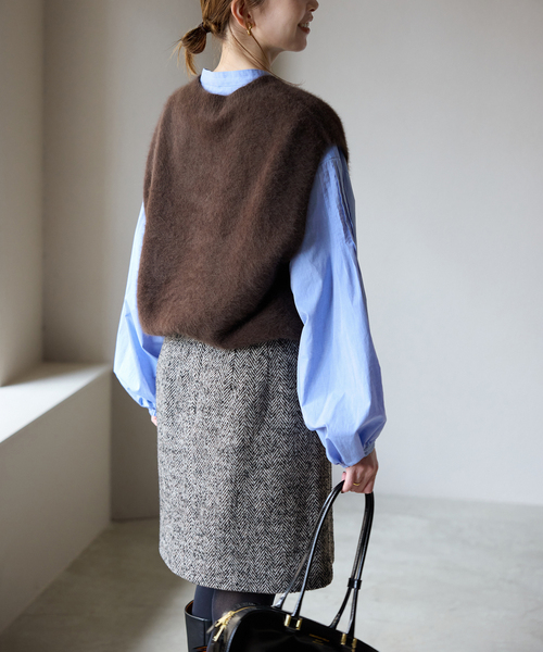 セール】フォックスアルパカ ニットベスト（ベスト）｜SLOBE IENA