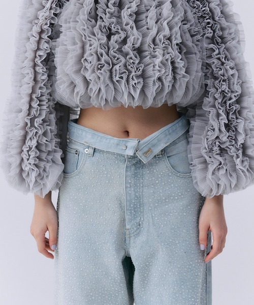 drop patternデニムパンツ（デニムパンツ）｜EIMY ISTOIRE（エイミー