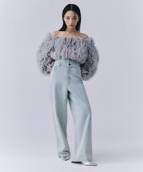 drop patternデニムパンツ（デニムパンツ）｜EIMY ISTOIRE（エイミー