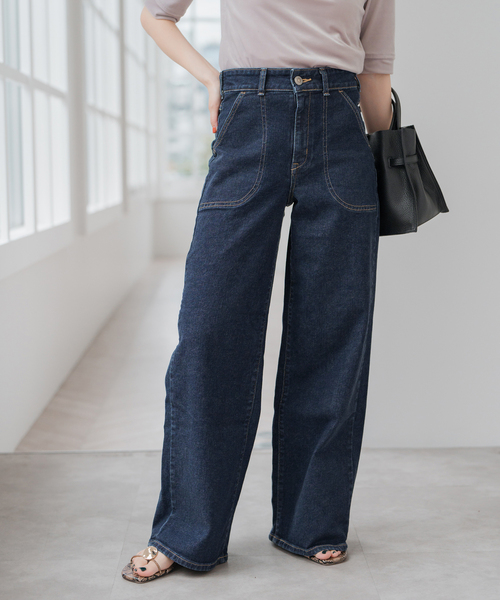 セール】SOMETHING / サムシング 別注LISA WIDE（デニムパンツ