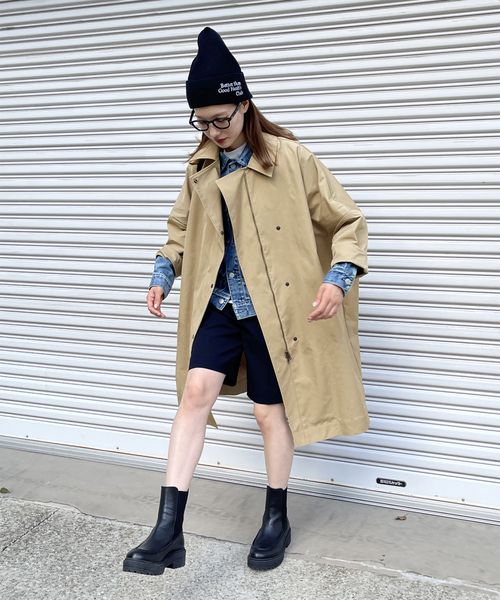 FRAMeWORK（フレームワーク）の「撥水ポンチョトレンチコート