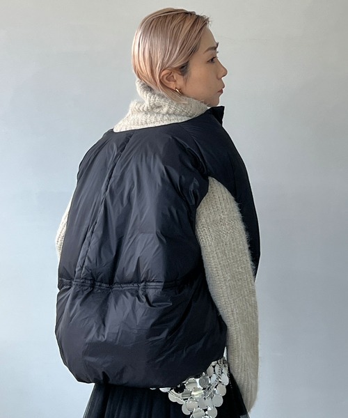 ラウンドボリューム ダウンベスト chw22a115-ファッション通販サイト