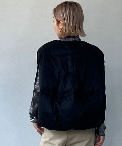 ラウンドボリューム ダウンベスト chw22a115-ファッション通販サイト