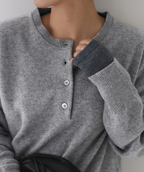 セール】echecs ヘンリープルオーバー（ニット/セーター）｜SLOBE IENA