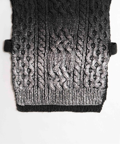 MAISON SPECIAL（メゾンスペシャル）の「Metallic Foil Cable Vest