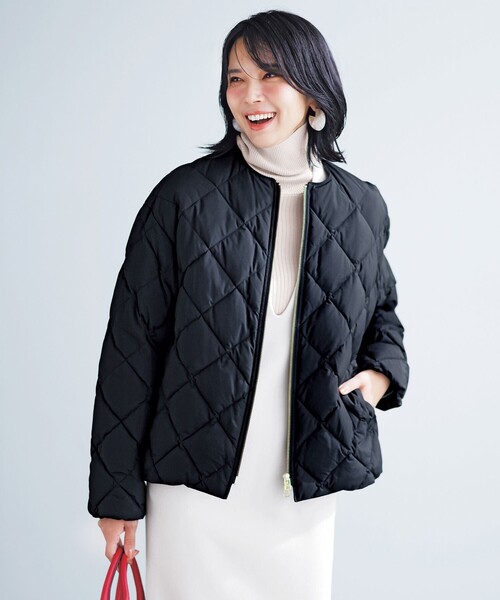 セール】【TAION×UNFILO】キルティングダウン ショート丈ブルゾン