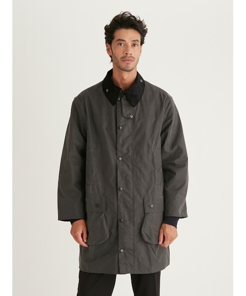 BORDER / ボーダー】ワックス コットン コート （ オーバーサイズ