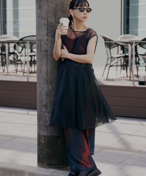 Ameri（アメリ）の「3WAY MARGOT GEL ART DRESS（ワンピース）」 - WEAR