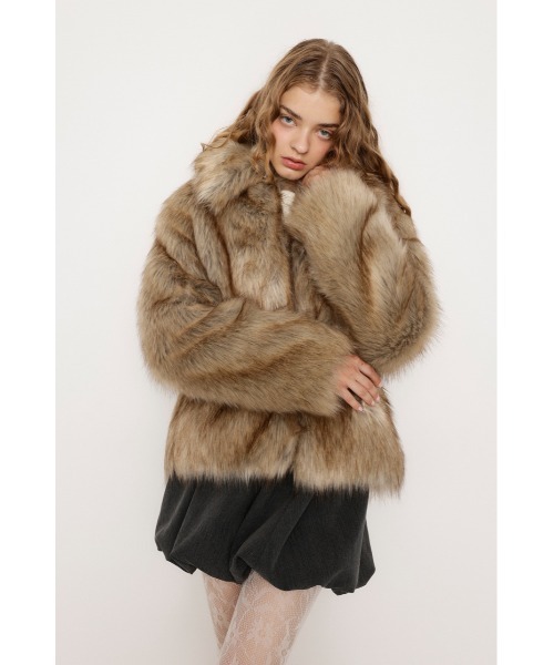 SLY（スライ）の「MICHIXSLY FUR JK ミチスライ ファー ジャケット