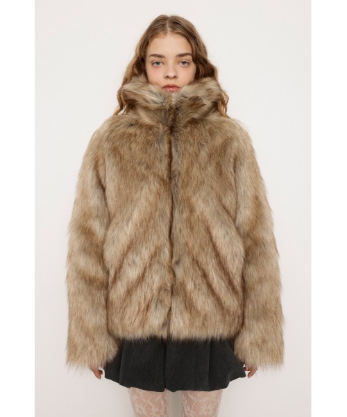 SLY（スライ）の「MICHIXSLY FUR JK ミチスライ ファー ジャケット