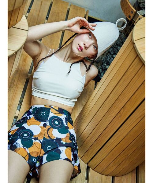 UN3D.（アンスリード）の「サークルドットスイムショートパンツ（水着