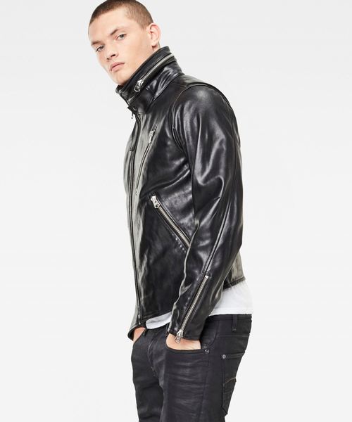 G-STAR（ジースター）の「Empral 3D Leather Jacket（ライダース