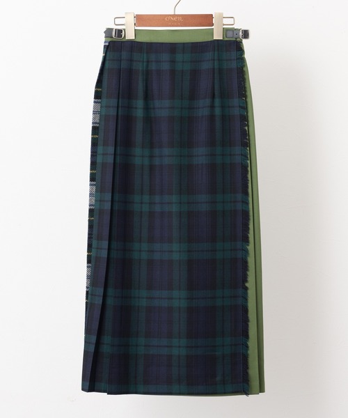 セール】別注 O'Neil of Dublin パッチワーク キルトスカート ロング