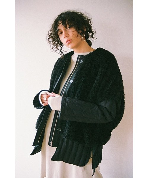 CLANE（クラネ）の「BOA VEST LAYERED DOWN COAT（ブルゾン）」 - WEAR