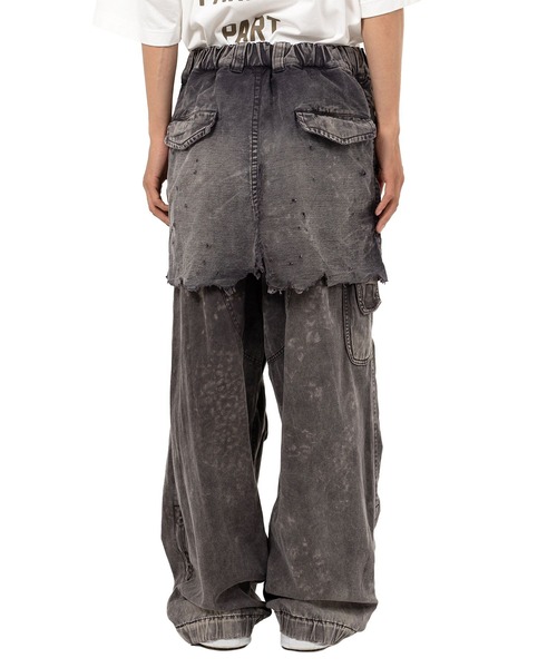 MIHARAYASUHIRO/ミハラヤスヒロ】WAIST LAYERD FLIGHT PANTS（カーゴ